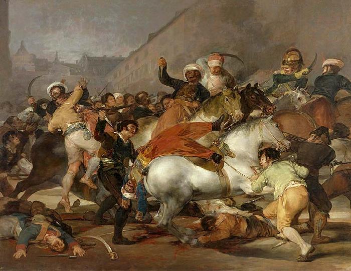 Francisco de Goya The Second of May 1808 or The Charge of the Mamelukes France oil painting art